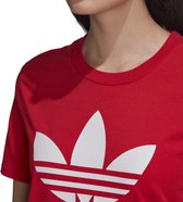 adidas Originals Trefoil Tee T-shirt Vrouwen Rode 38