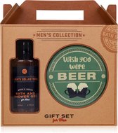 Verjaardag cadeau mannen - Bad en Bier viltjes cadeau - Men's Collection - Birch & Cider - Giftset man, vader, vriend, papa, broer - Grappig