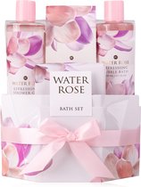 Romantisch Cadeauset vrouw - Wellness geschenkset - Water Rose - Verfrissend - Geschenk pakket voor haar, mama, vriendin, moeder