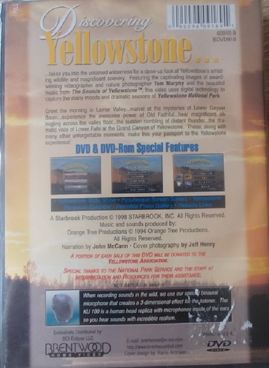 その他 Discovering Yellowstone [DVD] Discovering Yellowstone (Dvd), nvt | Dvd's | bol