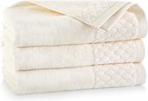 Zwoltex - Carlo - Luxe handdoek - Crème - Antibacterieel - 100% Egyptisch katoen - 8 stuks - 50x100 cm