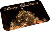 Deurmat - Kerstboom - Droogloopmat - Kerstdecoratie - Deurdecoratie