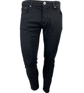 Heren Jeans zwart basic denim - skinny fit & stretch- 14266 - maat 30