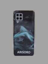 Arisoro Samsung Galaxy A42 hoesje - Backcover - Grey Smoke