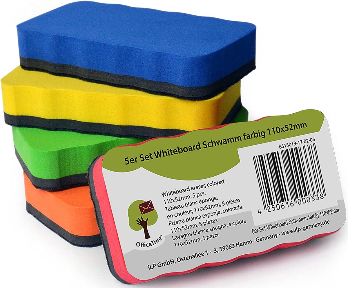 Premium Whiteboard Wisser 5 STUKS Whiteboard Cleaner Whiteboard Wisser...