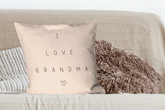 Cadeau pour grand-mère - J'aime grand-mère - Rose