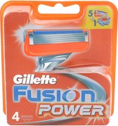 Gillette Fusion power - 4 stuks - 5 blades - scheermesjes - opzet stukjes