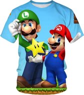 Super Mario en Luigi T-shirt _ maat 140