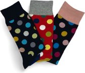 JustSockIt Stippen sokken - Casual sokken - Vrolijke sokken - Sokken met stippen