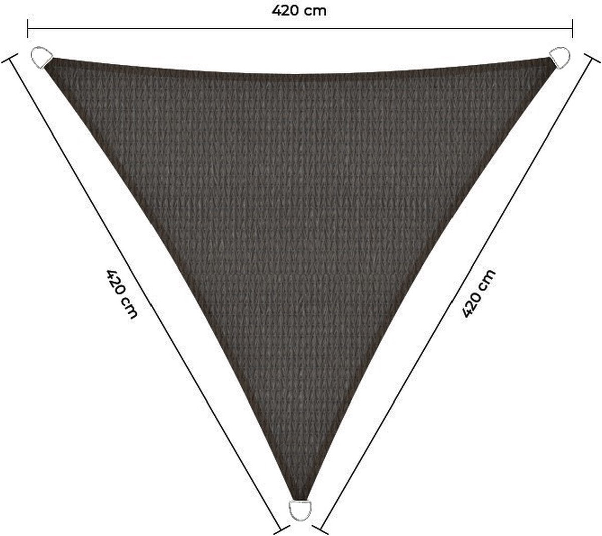 SMART driehoek 4.2x4.2x4.2 antraciet