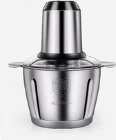 SaengQ® 3 in 1 Keukenmachine - Foodprocessor - Mixer - RVS mengkom (2L) - Universeel - Zilver