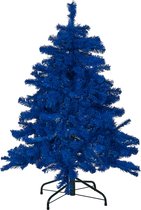 Beliani FARNHAM - Sapin de Noël - bleu - PVC