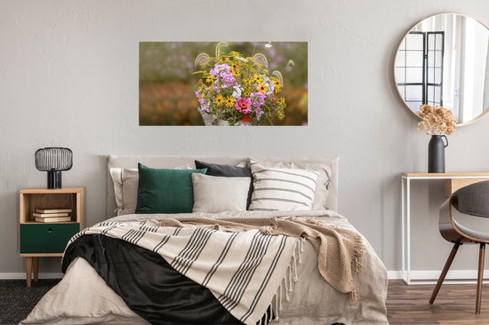 Poster Bloemen - Gieter - Kleur - 120x60 cm