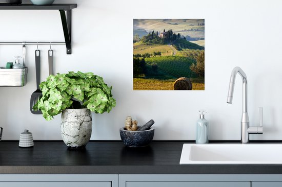 Poster Toscane - Paysage - Vert - 30x30 cm