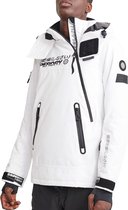 Superdry Snow Rescue Wintersportjas - Maat M  - Mannen - wit/ zwart