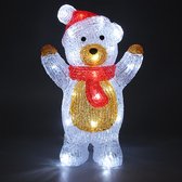 Deuba LED Kerstfiguur Teddybeer - Indoor Outdoor – Diverse Kleuren