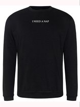 Sweater I need a nap - Black (S)