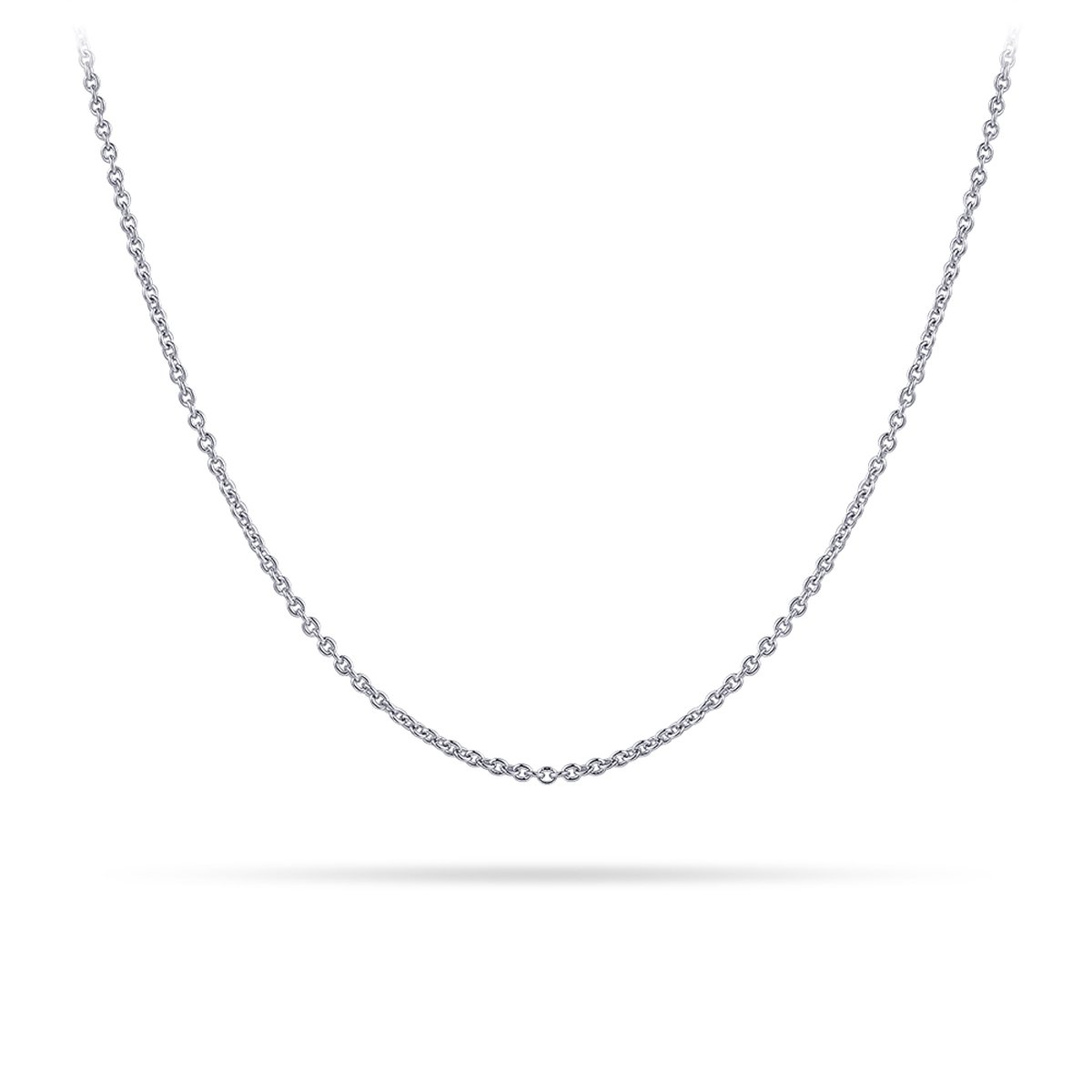 GISSER Jewels - Schakelketting Zilver - 42 + 5 cm