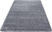 Tapijtenloods Basic Shaggy vloerkleed Grijs Hoogpolig- 300x400 CM