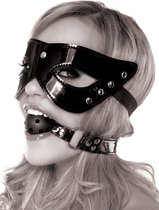 Masquerade Mask & Ball Gag - Blac - Kits