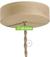 LEDatHOME - Houten plafondkap - Blank