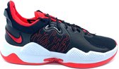 Nike PG 5 - Rood, Zwart, Grijs - Maat 45
