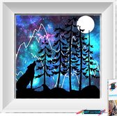 Artstudioclub™  Diamond painting volwassenen 30*30cm  wolf