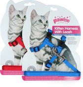 Pawise Harness Leash-Red/Blue M