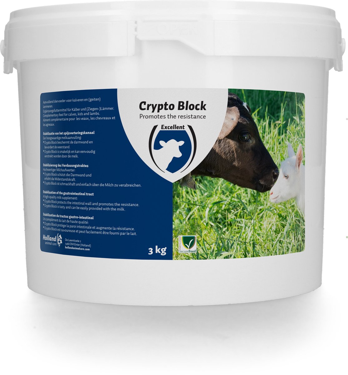 Excellent Crypto block voor kalveren - Voor een goed afweersysteem -  Aanvullend... | bol