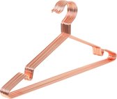 Homestoreking Metalen Kleerhangers - Verchroomd - Roségoud - Set van tien