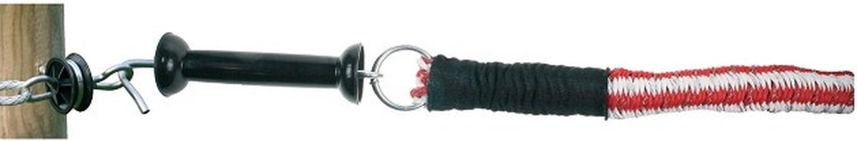 Koltec Poortset elastische kabel rood-wit