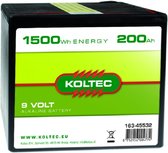 Koltec Batterij 9 Volt 1500 WH 200 Ah