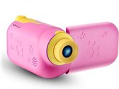 DrPhone PiXEL5 - 2.4 Inch LCD scherm - Kids Camera - Mini Digitale Foto Camera voor Kinderen  - Speelgoed Videocamera - Roze