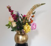 Tulpenvaas | Toetervaas | vaas goud | Ø31 x H37 cm