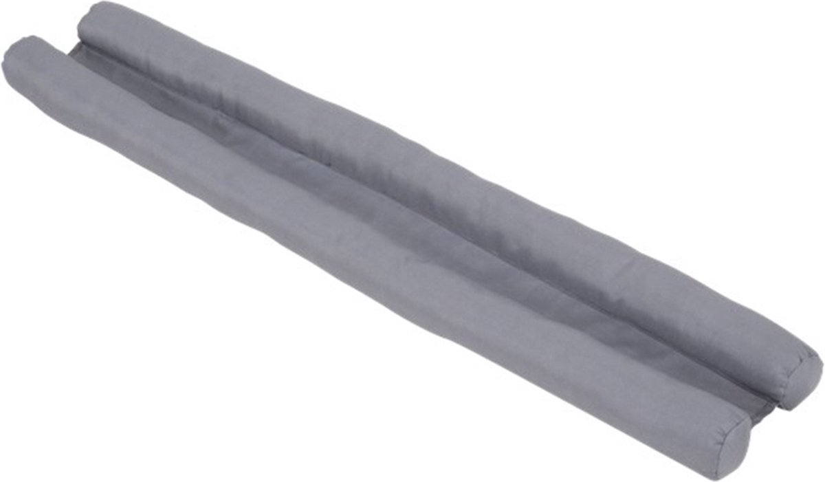 Tochtstopper - Grijs - Tochtrol - 100% Polyester - 80 cm