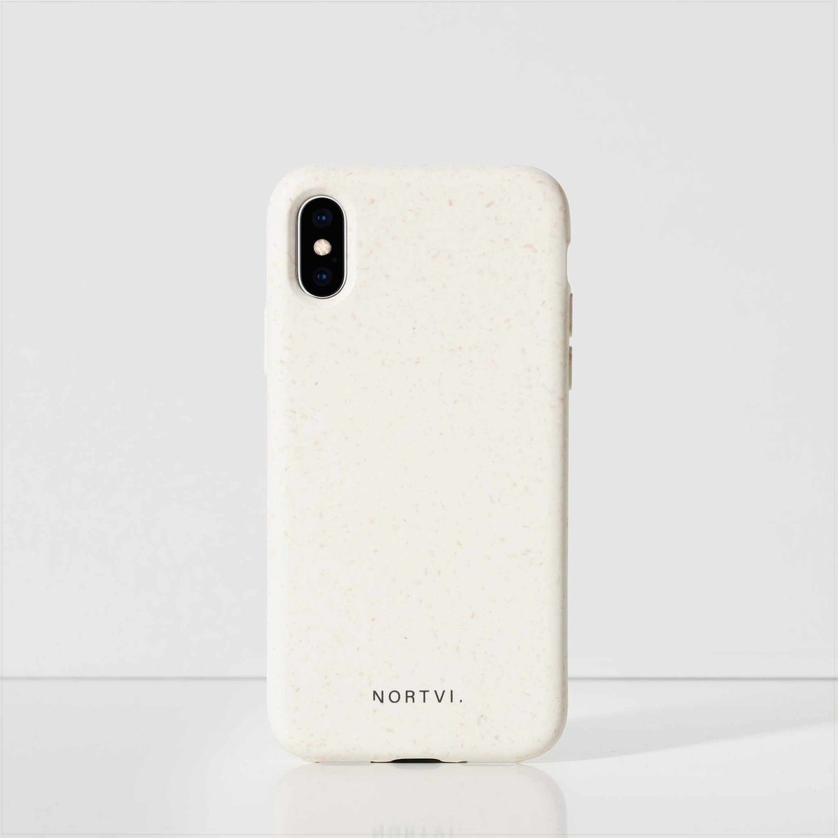 NORTVI iPhone XS hoesje | Crème Wit | Sterk, Duurzaam & Fashionable