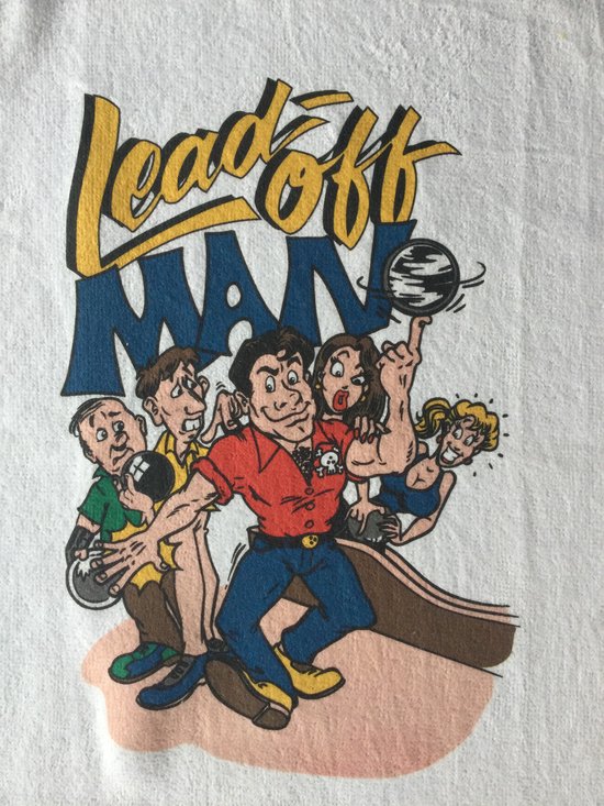 Foto: Bowling bowlinghanddoekje fun towel lead off man 