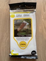 Pack of 20 Cleaning Wipes DUNLOP Glass
