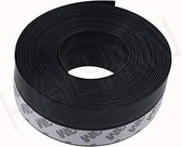 WiseGoods Luxe Zelfklevende Tochtband - Tochtstrip - Tochtstrips Voor Deuren - Rubber - Tochstopper - 35mm - 5 Meter - Zwart