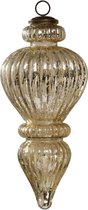 PTMD Santhy Kerstornament -H25 x Ø25 cm - Glas - Goud glanzend