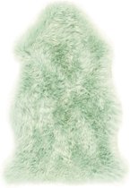 ZILTY WOOL® merino schapenvacht - Large / Groot (ca. 105 cm lang x 70 cm breed) - Mint groen