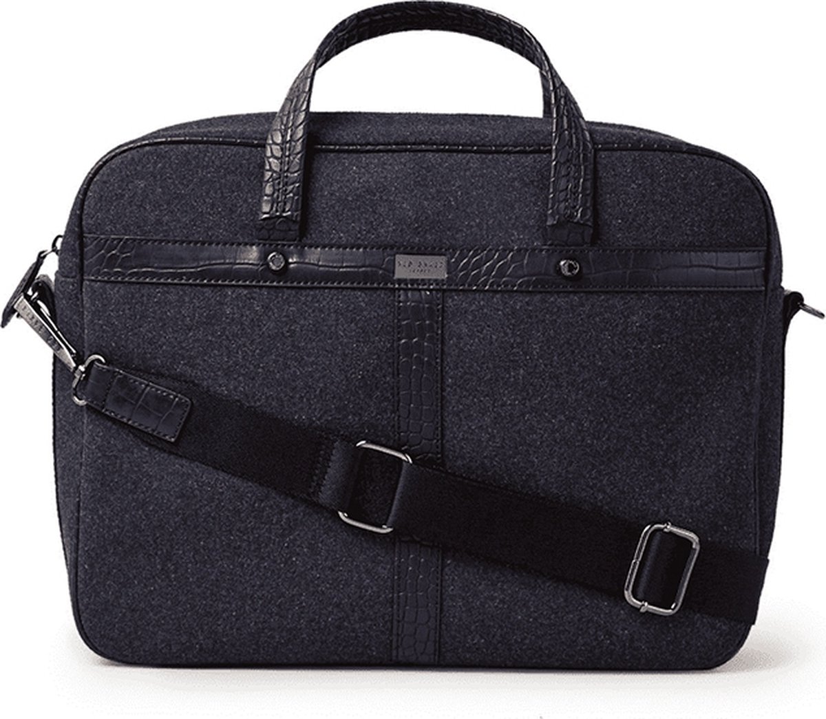 Ted Baker - Farlow Wool Document Bag Navy