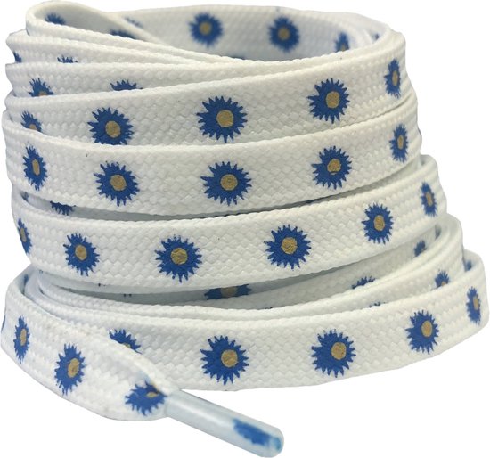 Printveter Flower Power 8mm Blauw 120cm