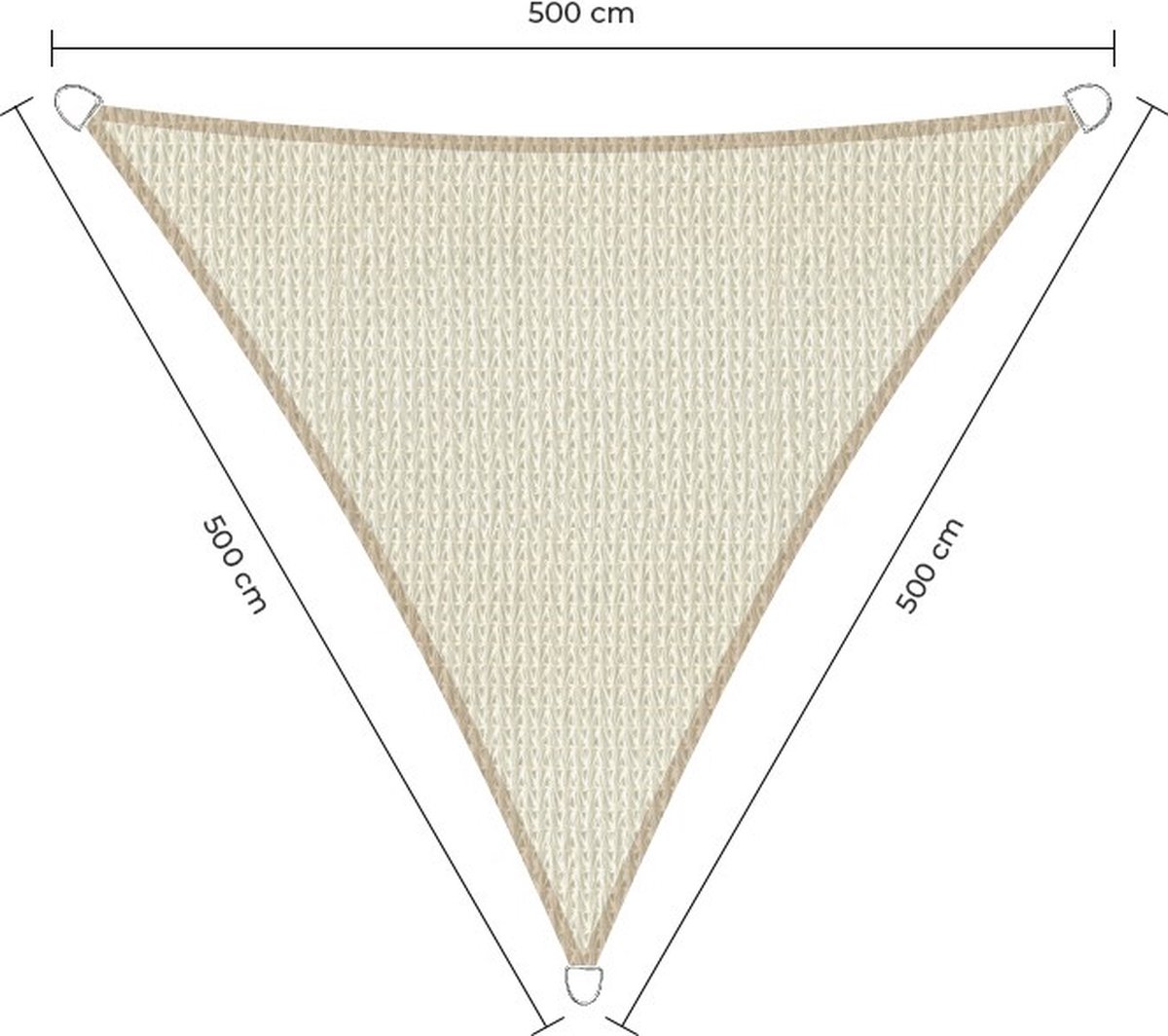 SMART driehoek 5x5x5 Ivoor