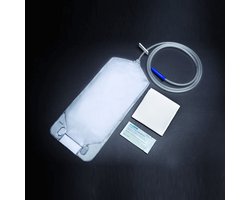 Powerdetox Klysma Set - Handige Klysma Set voor thuisgebruik of om mee te nemen op vakantie. - 1.5 liter inhoud - 1.5 meter afsluitbare slang - Gereed voor gebruik. - Glijmiddel is reeds aanwezig op Canule.