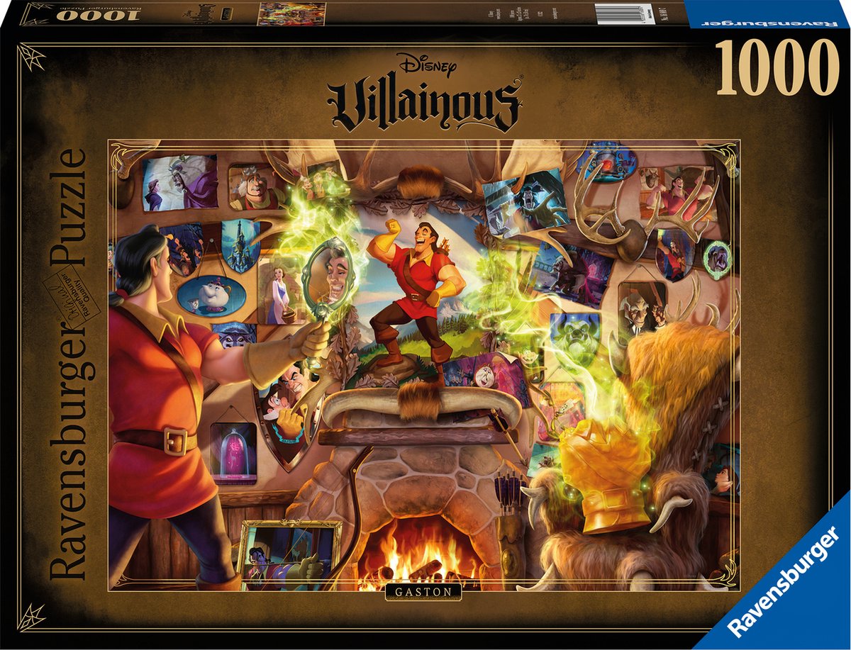 Ravensburger puzzel Disney Villainous Gaston - Legpuzzel - 1000 stukjes