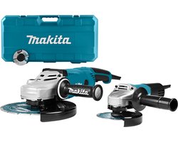 Makita DK0054X1 Combiset Haakse slijpers 125/230mm 230V