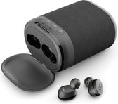 LEDWOOD LD-ST-6-BLK - VERSA T06 Bluetooth speaker met geïntegreerde in-ear earphones 2-in-1, zwart