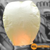 Gele wens ballon, papieren vliegende ufo zweef lantaarn, wensballonnen wens ballon wensballon: VOLANTERNA®