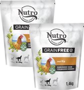 Nutro adult graan vrij kip 2x 1,4kg (honden 10 tot 30kg)